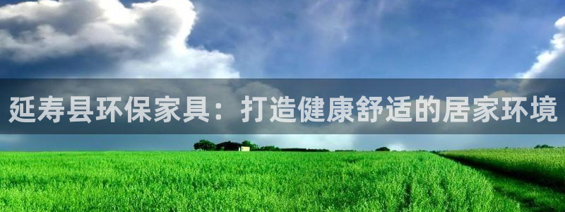 杏耀平台线路测试：延寿县环保家具：打造健康舒适的居家环境